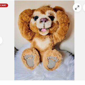 FurReal Friend Cubby The Curious Teddy Bear Interactive Plush Toy Hasbro Works
